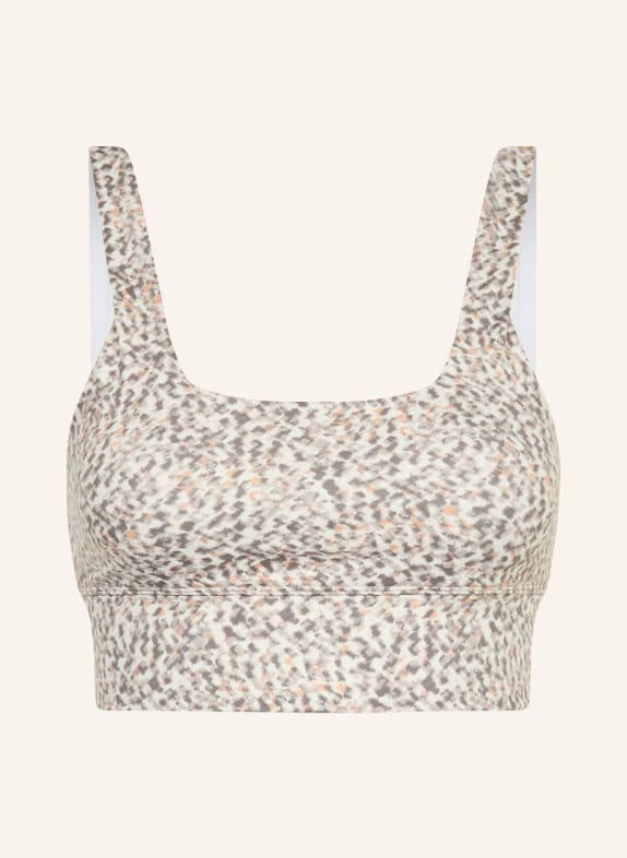 VARLEY Soutien-gorge de sport CORI CRÈME / ORANGE FONCÉ / KAKI