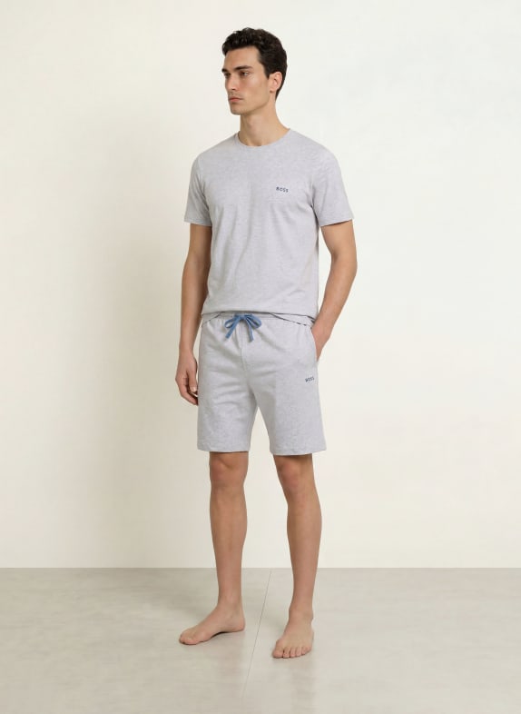 BOSS Sovtröja MIX&MATCH LJUSGRÅ