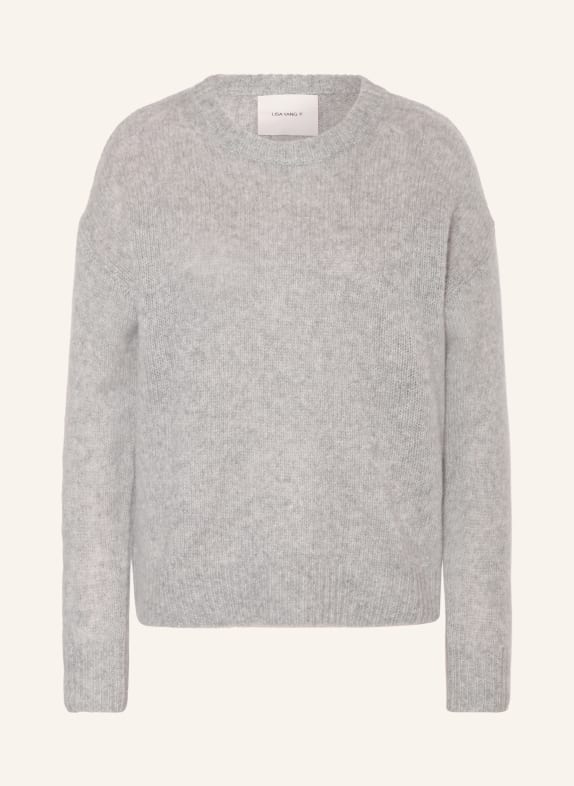 LISA YANG Cashmere sweater LOVA LIGHT GRAY