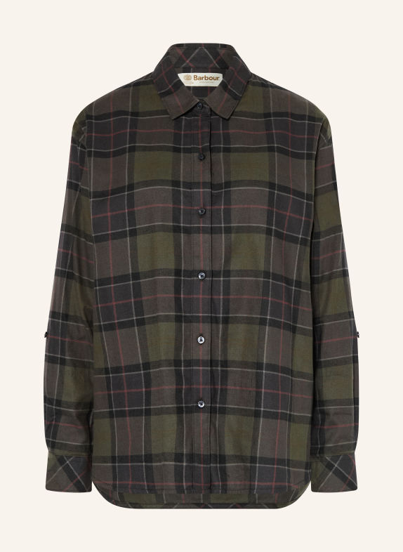 Barbour Shirt blouse ELISHAW KHAKI / DARK GRAY / RED