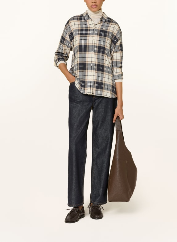 Barbour Overhemdblouse ELISHAW BEIGE / MARRON FONCÉ / DONKERGRIJS