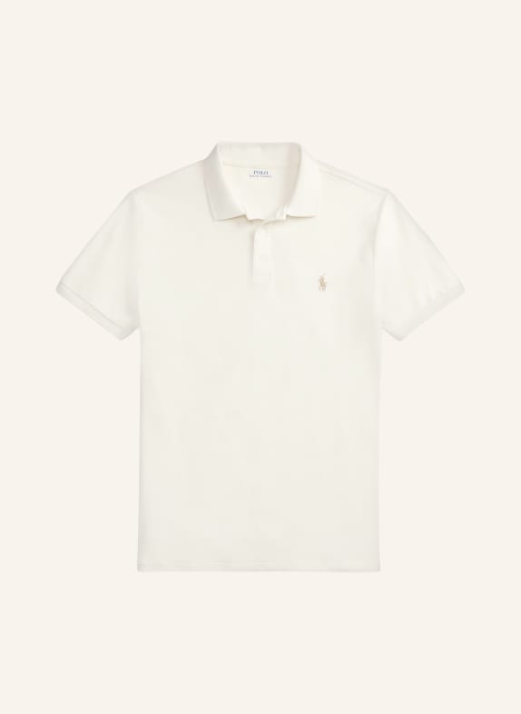 POLO RALPH LAUREN Koszulka polo z piki custom slim fit BIAŁY