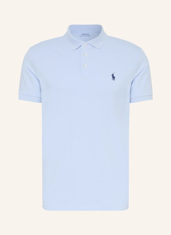 POLO RALPH LAUREN Polo piqué coupe slim personnalisé BLEU CLAIR