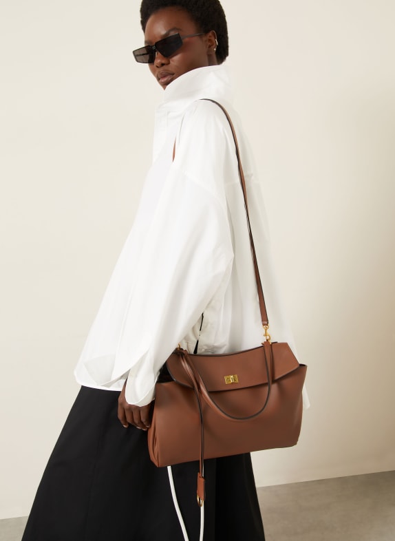 BALENCIAGA Sac à main RODEO MEDIUM MARRON