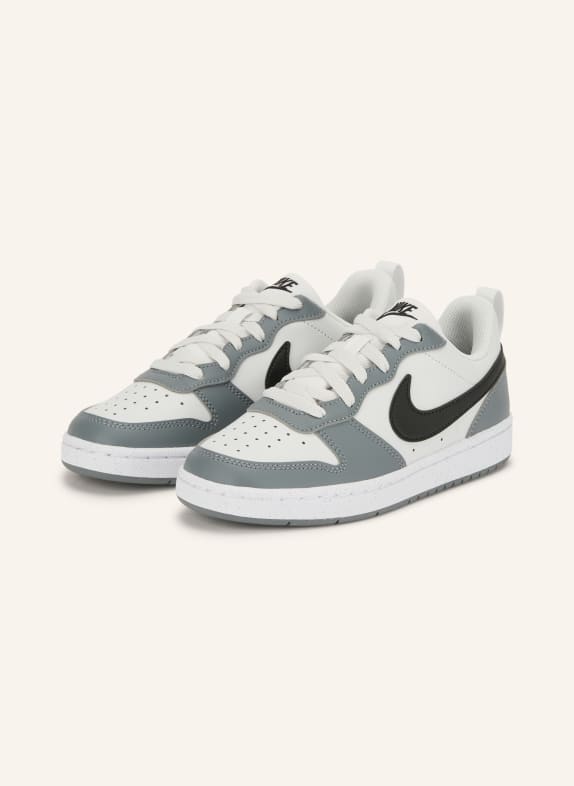 Nike COURT BOROUGH LOW RECRAFT sneaker WHITE / DARK GRAY / BLACK