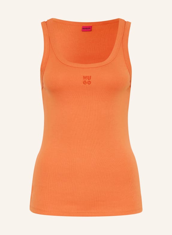 HUGO Top DATAMIA ORANGE