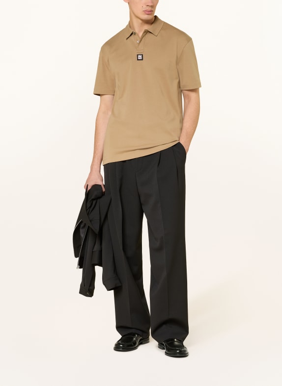 HUGO Jersey poloshirt DEABONO CAMEL