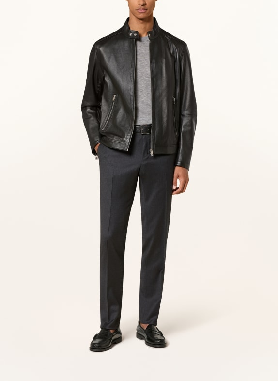 PT TORINO Broek Slim Fit DONKERGRIJS
