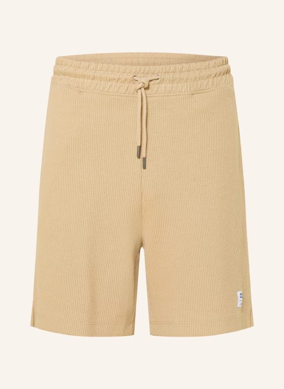 HUGO Sweatshorts NUWAFFLO BEIGE