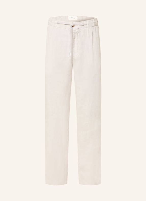 CLOSED Leinenhose VIGO TAPERED im Jogging-Stil Regular Fit BEIGE