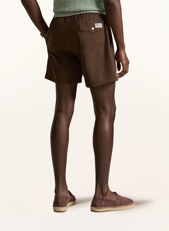 POLO RALPH LAUREN Badeshorts DUNKELBRAUN