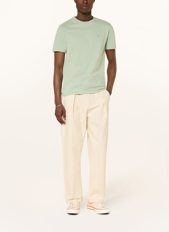 ALLSAINTS T-shirt BRACE LICHTGROEN
