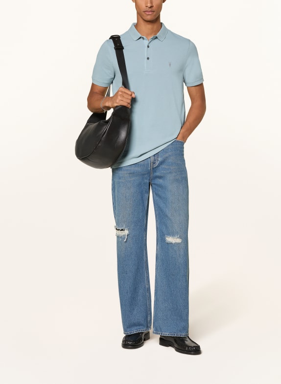 ALLSAINTS Pikétröja REFORM Slim Fit LJUSBLÅ