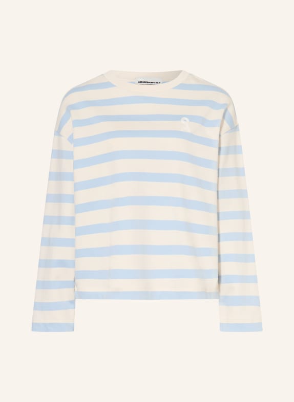 ARMEDANGELS FRANKAA MAARLEN sweatshirt LIGHT BLUE / ECRU