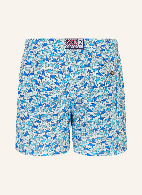 MC2 SAINT BARTH zwembroek BLAUW / TURQUOISE / WIT
