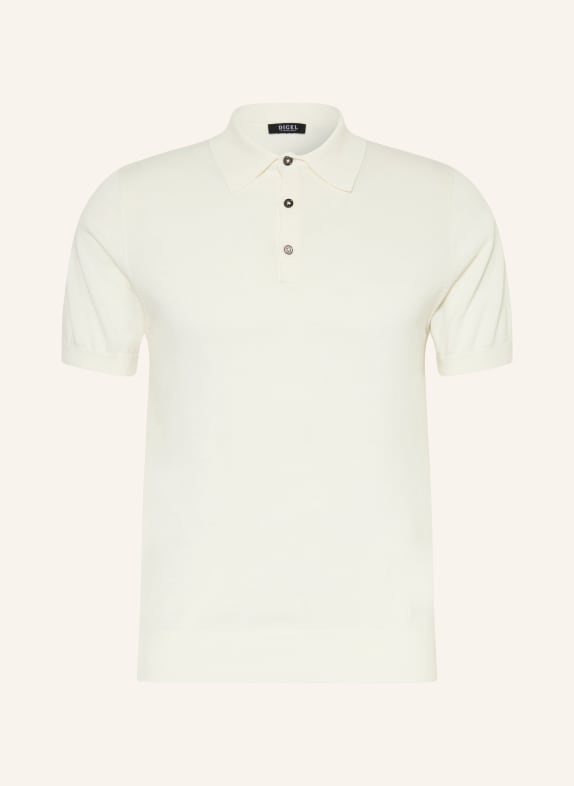 DIGEL Polo tricoté DAMY BLANC