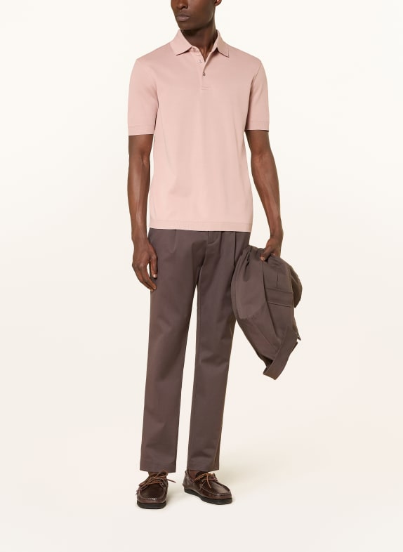 HERNO Tricou polo din jersey ROZ