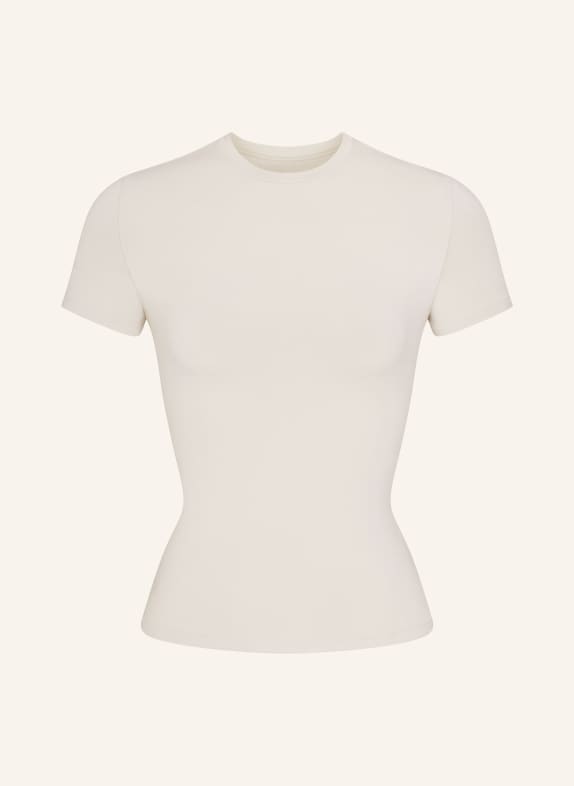 SKIMS COTTON JERSEY lounge shirt STONE