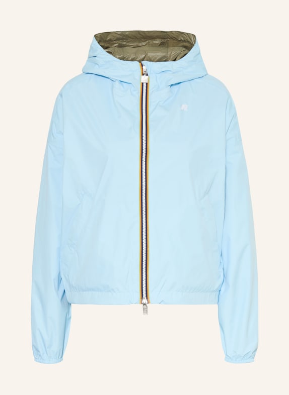 K-WAY Jacke LAURETTE zum Wenden GRÜN / OLIV