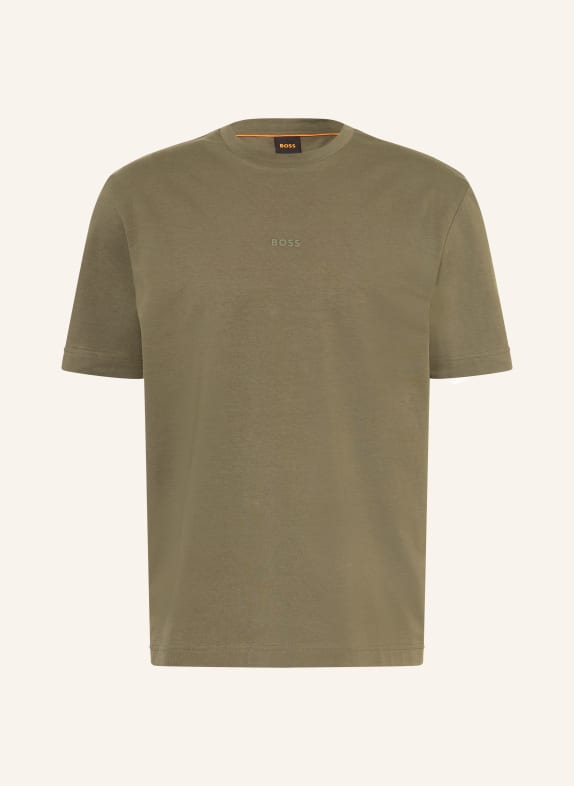 BOSS T-shirt TCHUP OLIVGRÖN