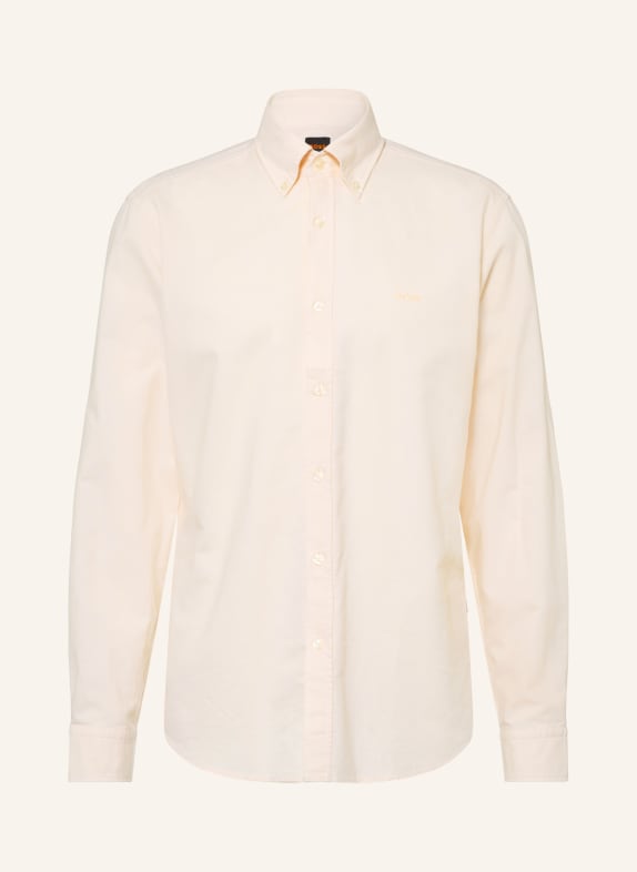 BOSS Chemise RICKERT_M coupe classique ORANGE CLAIR