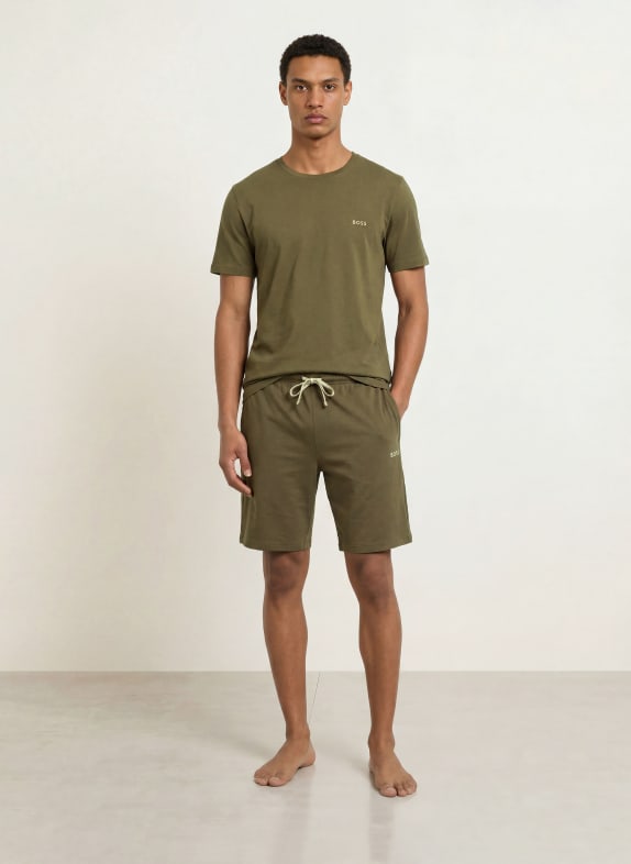 BOSS Loungeshorts MIX&MATCH OLIVGRÖN