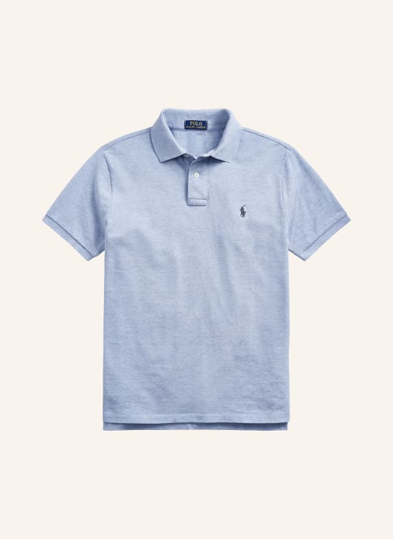 POLO RALPH LAUREN Piqué poloshirt Custom Slim Fit LICHTBLAUW