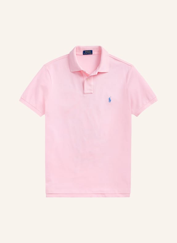 POLO RALPH LAUREN Piqué-Poloshirt Custom Slim Fit ROSA