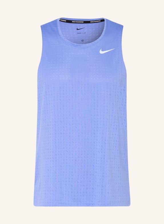Nike Lauftop BREATHE MILER HELLBLAU