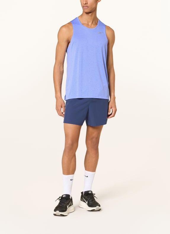 Nike Hardloopshirt BREATHE MILER LICHTBLAUW