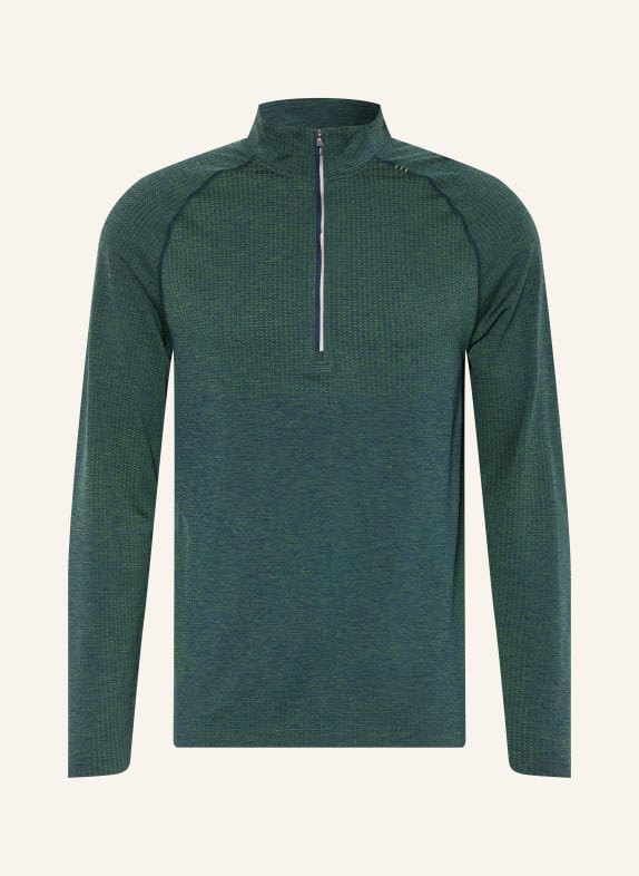 lululemon Koszulka z długim rękawem METAL VENT TECH 3.0 GRANATOWY / CIEMNOZIELONY