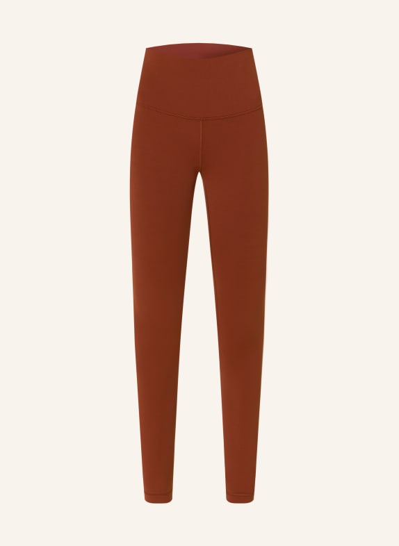 lululemon Legginsy ALIGN™ HR 28IN CIEMNOCZERWONY