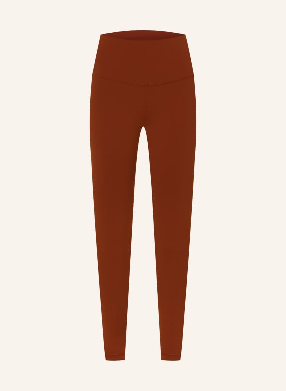 lululemon Legginsy ALIGN™ HR 25IN CIEMNOCZERWONY