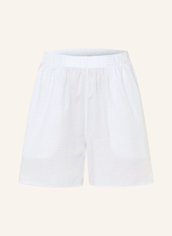 HANRO Slaapshorts SLEEP &amp; LOUNGE LICHTGROEN / WIT