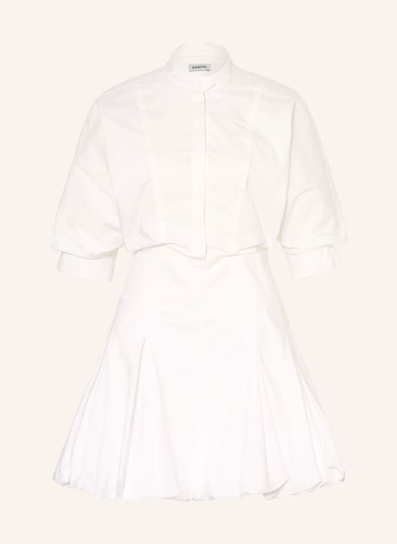 SIMKHAI Dress EFFIE with 3/4 sleeves WHITE