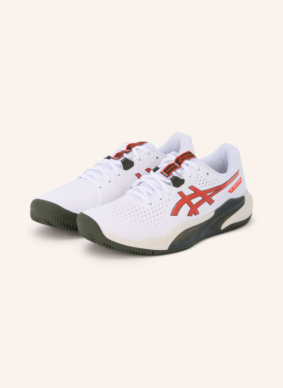 ASICS GEL-CHALLENGER 15 tennis shoes WHITE / RED / BLACK