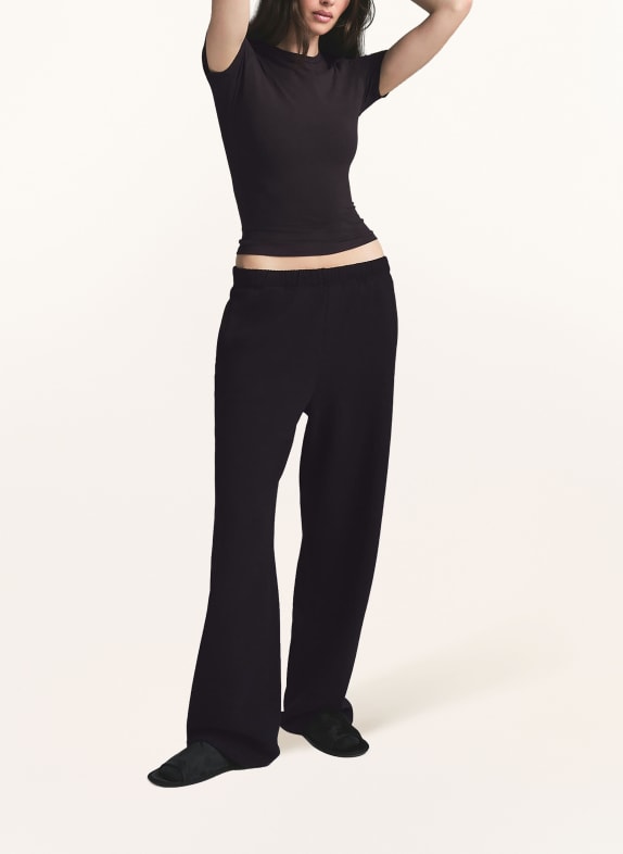 SKIMS Lounge-joggingbroek COTTON-FLEECE ONYX
