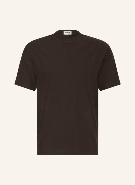 DRYKORN T-shirt GILBERD DARK BROWN