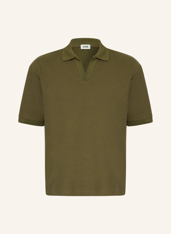 DRYKORN Polo piqué ACAYO coupe décontractée OLIVE