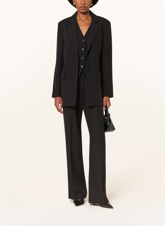 MRS & HUGS lange blazer ZWART