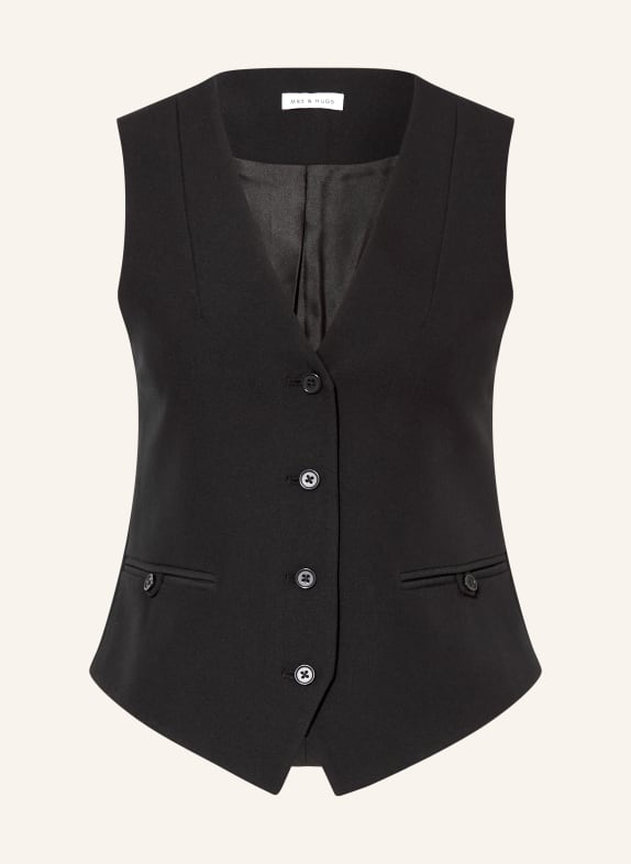 MRS & HUGS Blazer vest BLACK
