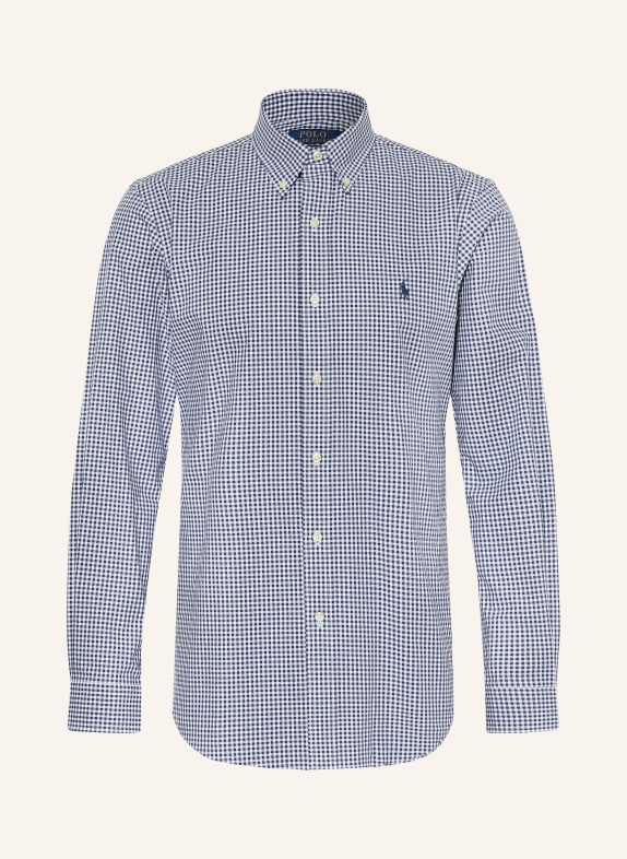 POLO RALPH LAUREN Chemise Custom Fit BLEU FONCÉ / BLANC