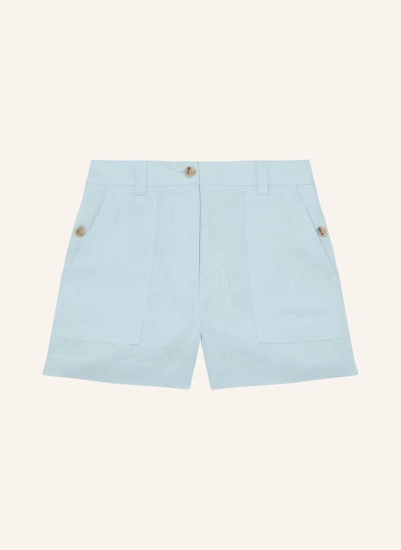 REISS Leinenshorts ASHBY HELLBLAU
