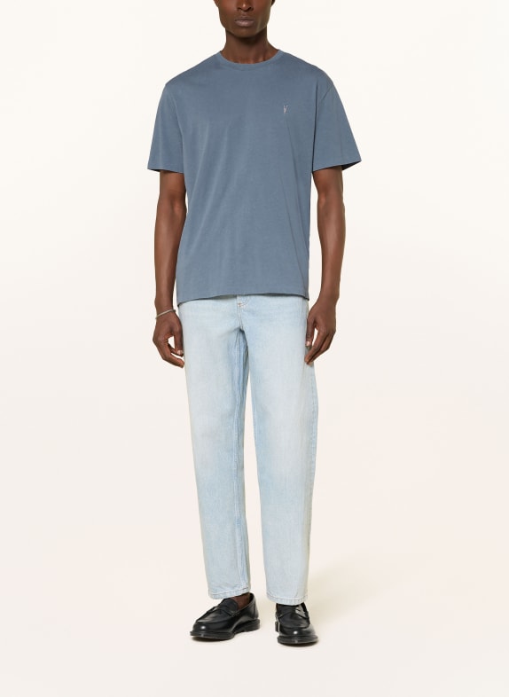 ALLSAINTS T-shirt SAKA DONKERBLAUW
