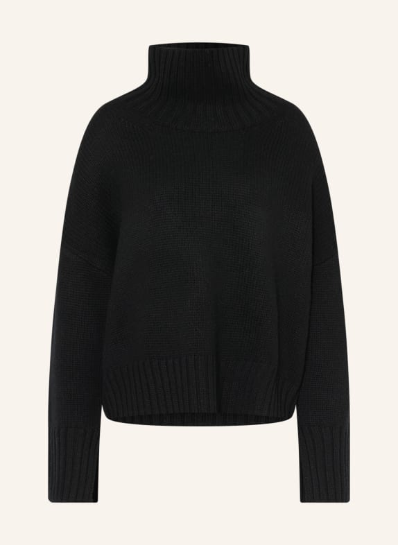 SOFT GOAT Turtleneck sweater in cashmere BLACK
