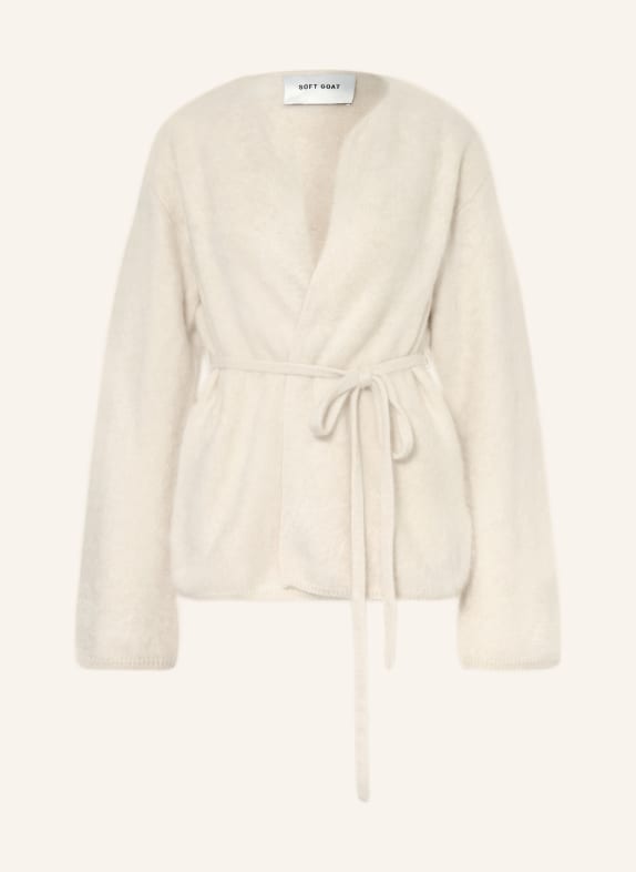 SOFT GOAT Knit cardigan made of cashmere CREAM