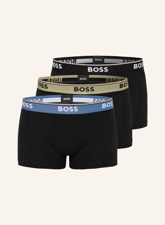 BOSS 3-pak bokserek POWER CZARNY