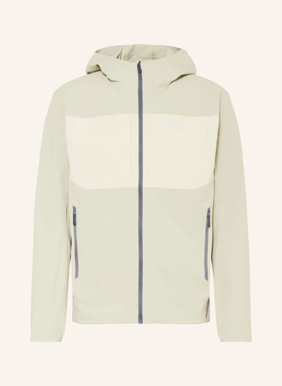 ARC'TERYX Funktionsjacke GAMMA LIGHTWEIGHT HOODY HELLGRÜN / BEIGE