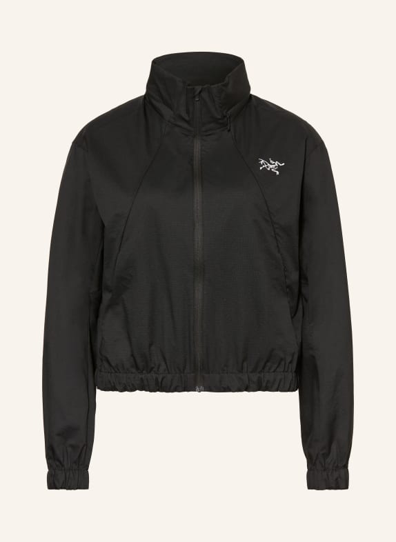 ARC'TERYX Funktionsjacke NAYA CROPPED STOWHOOD SCHWARZ