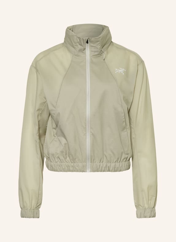 ARC'TERYX NAYA CROPPED STOWHOOD Functional Jacket LIGHT GREEN